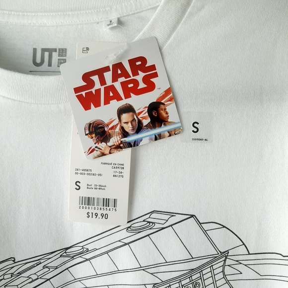 NWT Uniqlo Star Wars Millennium Falcon T-shirt - Picture 2 of 5